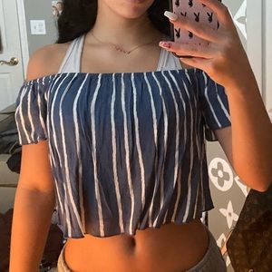 Forever 21 Off The Shoulder Shirt